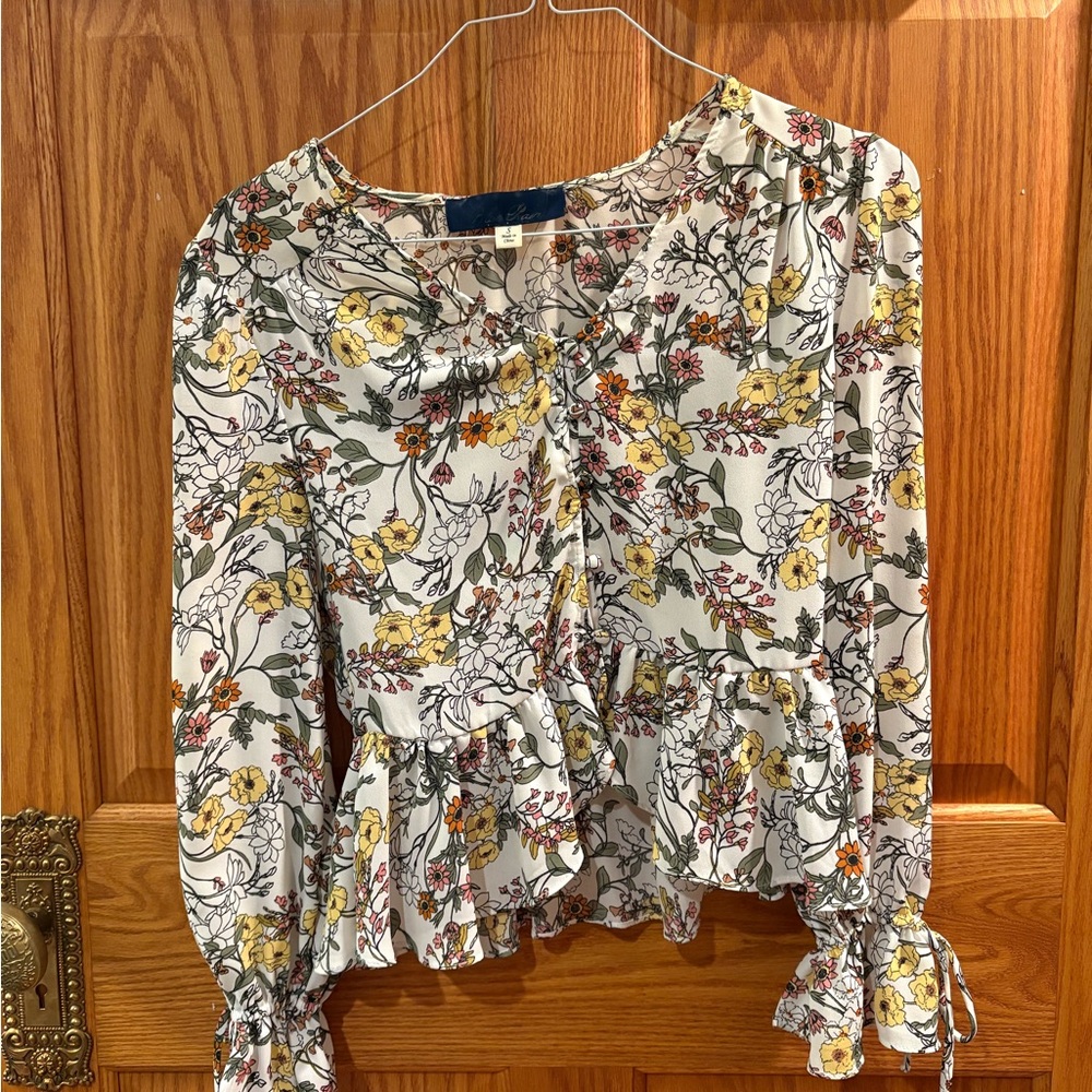 Floral Print Women's Top
